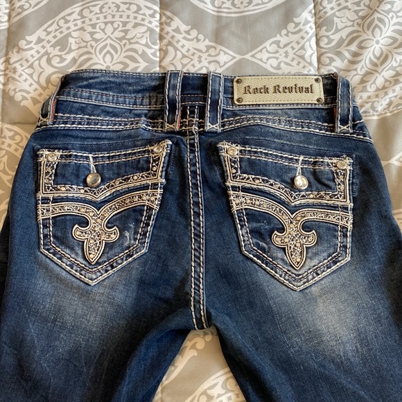 Rock revival Calli size 25 boot cut jeans - Picture 3 of 6